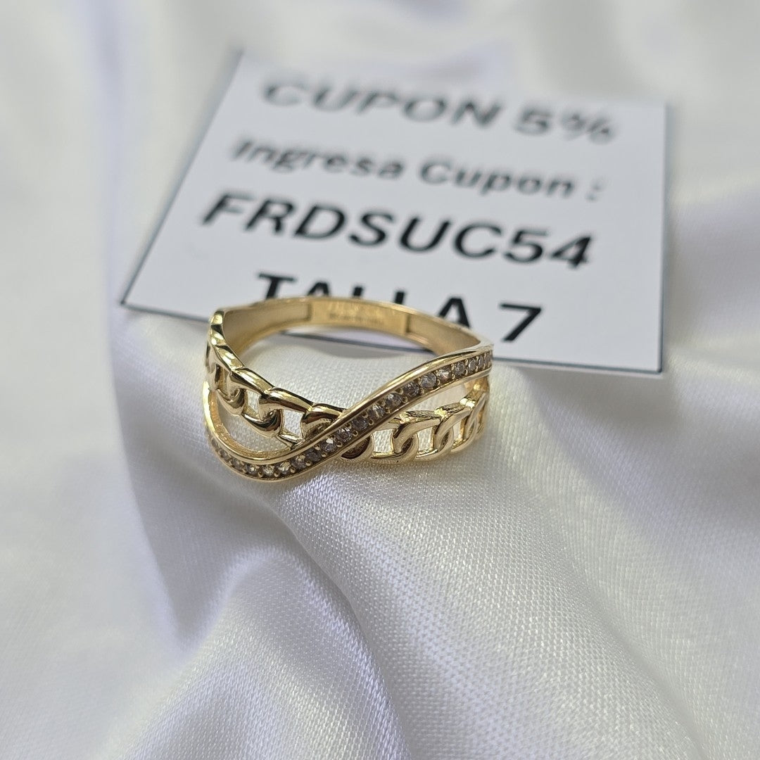 ANILLOS DAMA ORO 14K 2 (NUEVO)