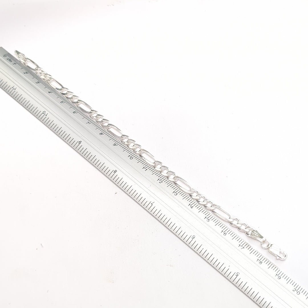 PULSERA 3X1 PLATA .925 18 CM 5.43 GR (NUEVO)