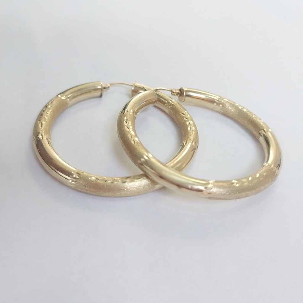 ARRACADAS PAR ORO 14 K 7.4 GRMS (SEMINUEVO)