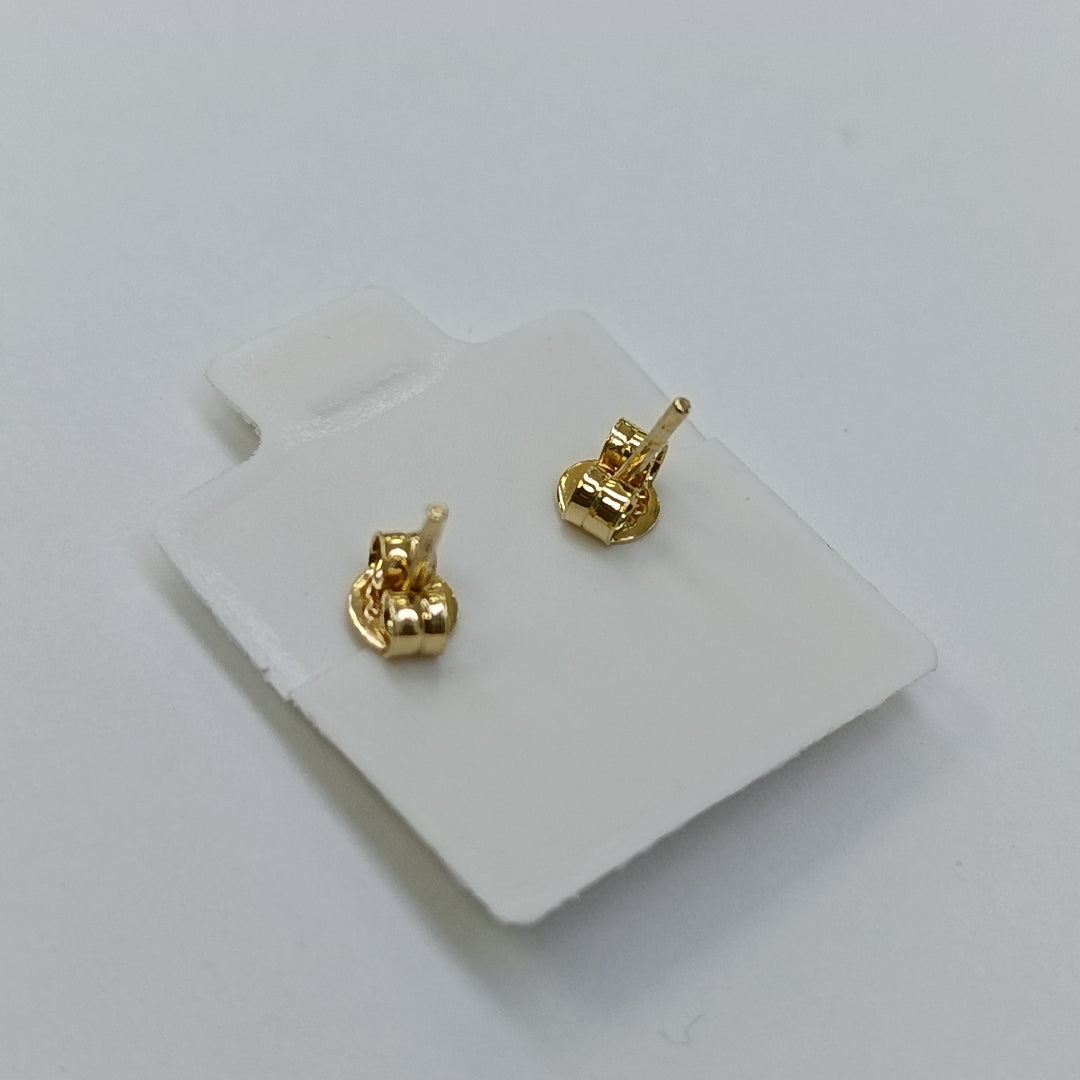 BROQUELES ORO 14K 1 (NUEVO)