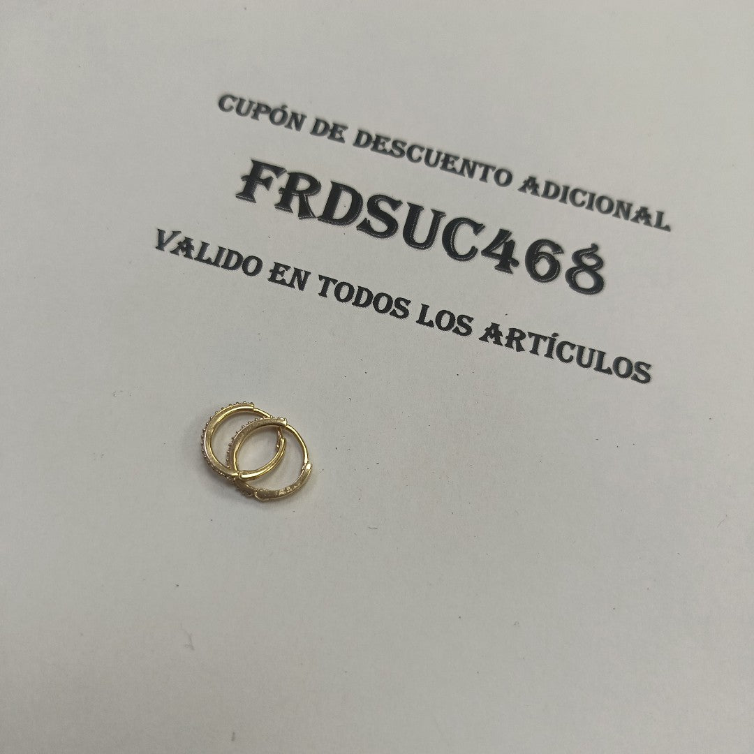 HUGGIES ORO 14K 1.3 (NUEVO)