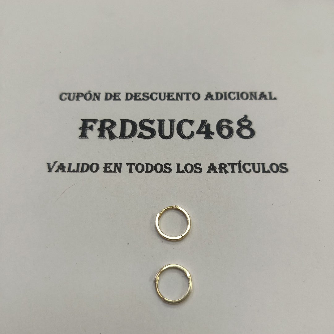 HUGGIES ORO 14K 0.9 (NUEVO)