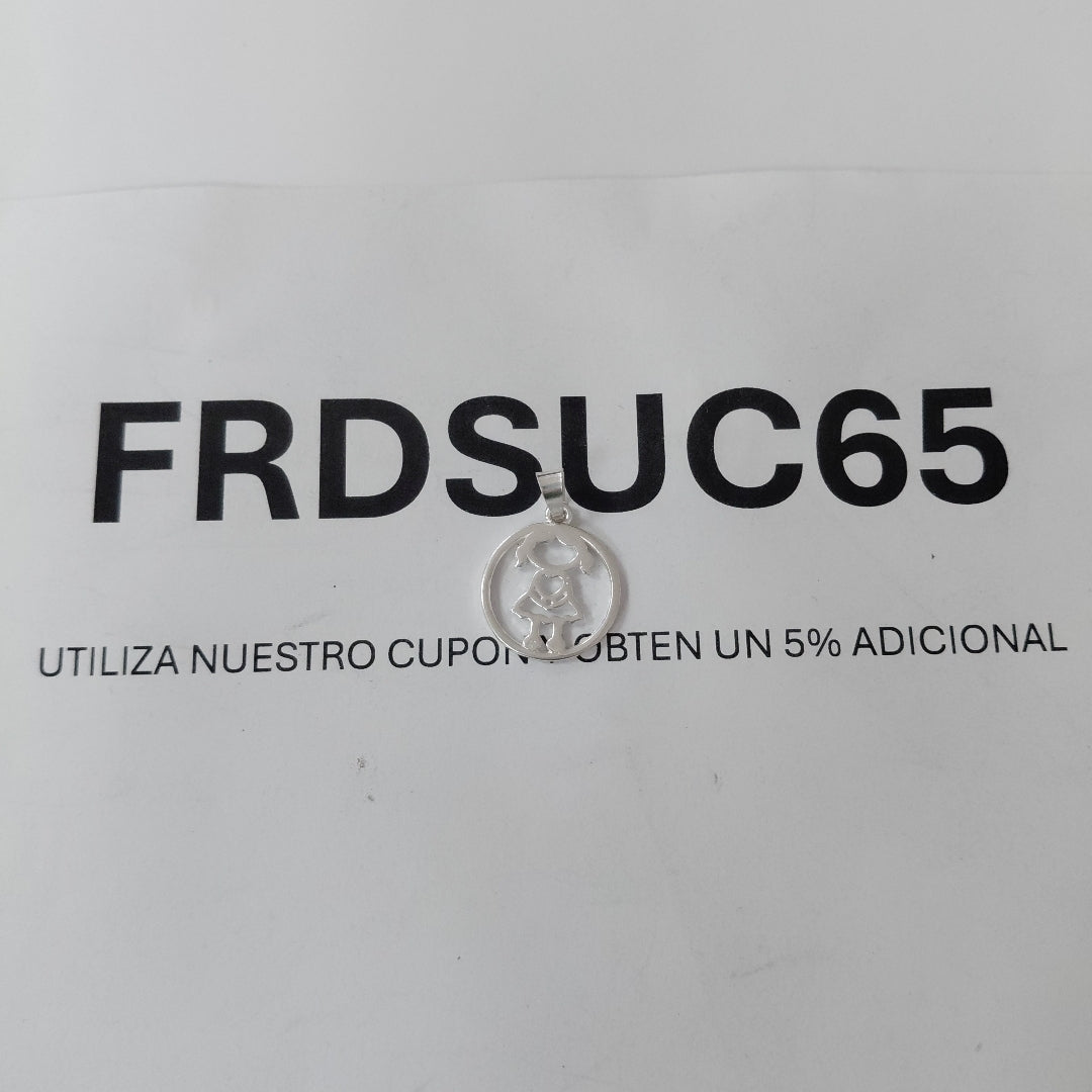 DIJE NIÑA PLATA .925 2.1 GR (NUEVO)