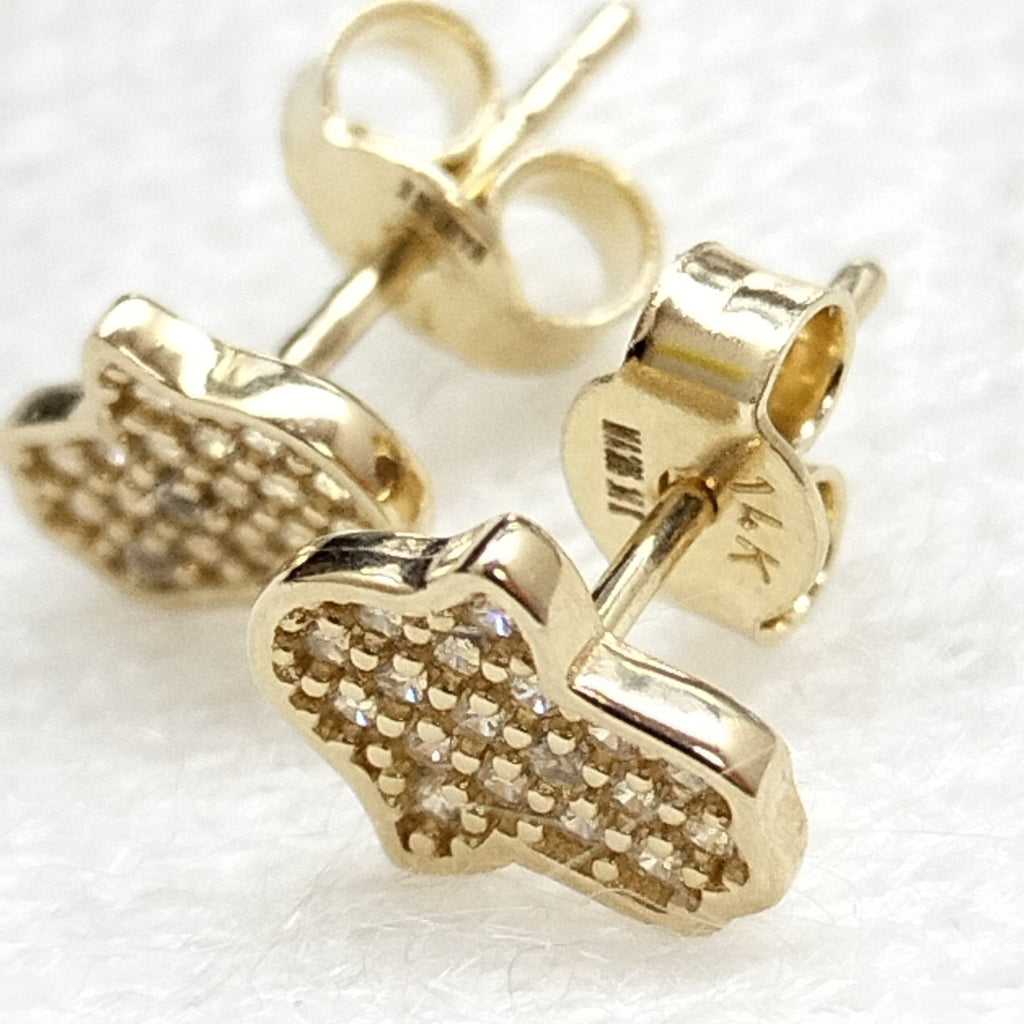 BROQUELES ORO 14K 1.2 (NUEVO)