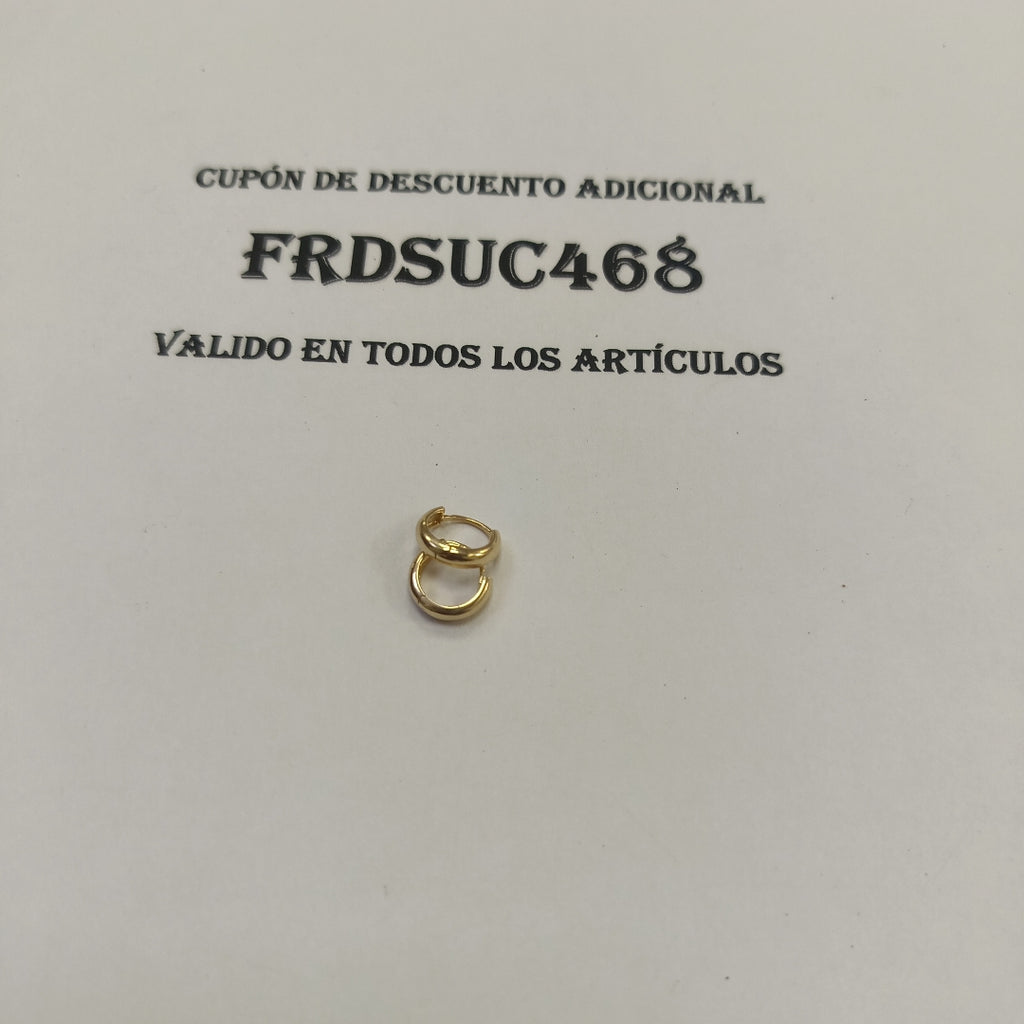 HUGGIES ORO 14K 1.1 (NUEVO)