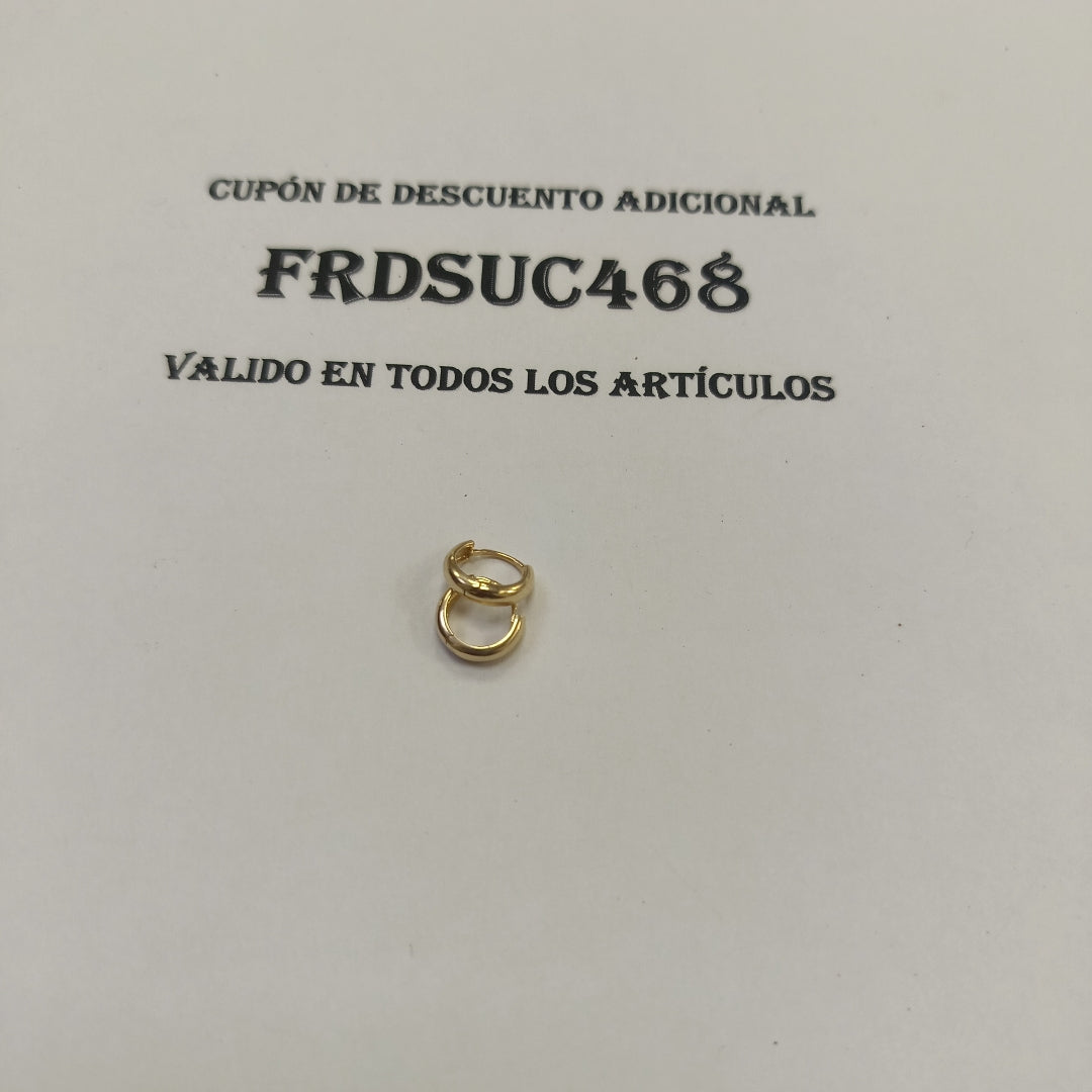 HUGGIES ORO 14K 1.1 (NUEVO)