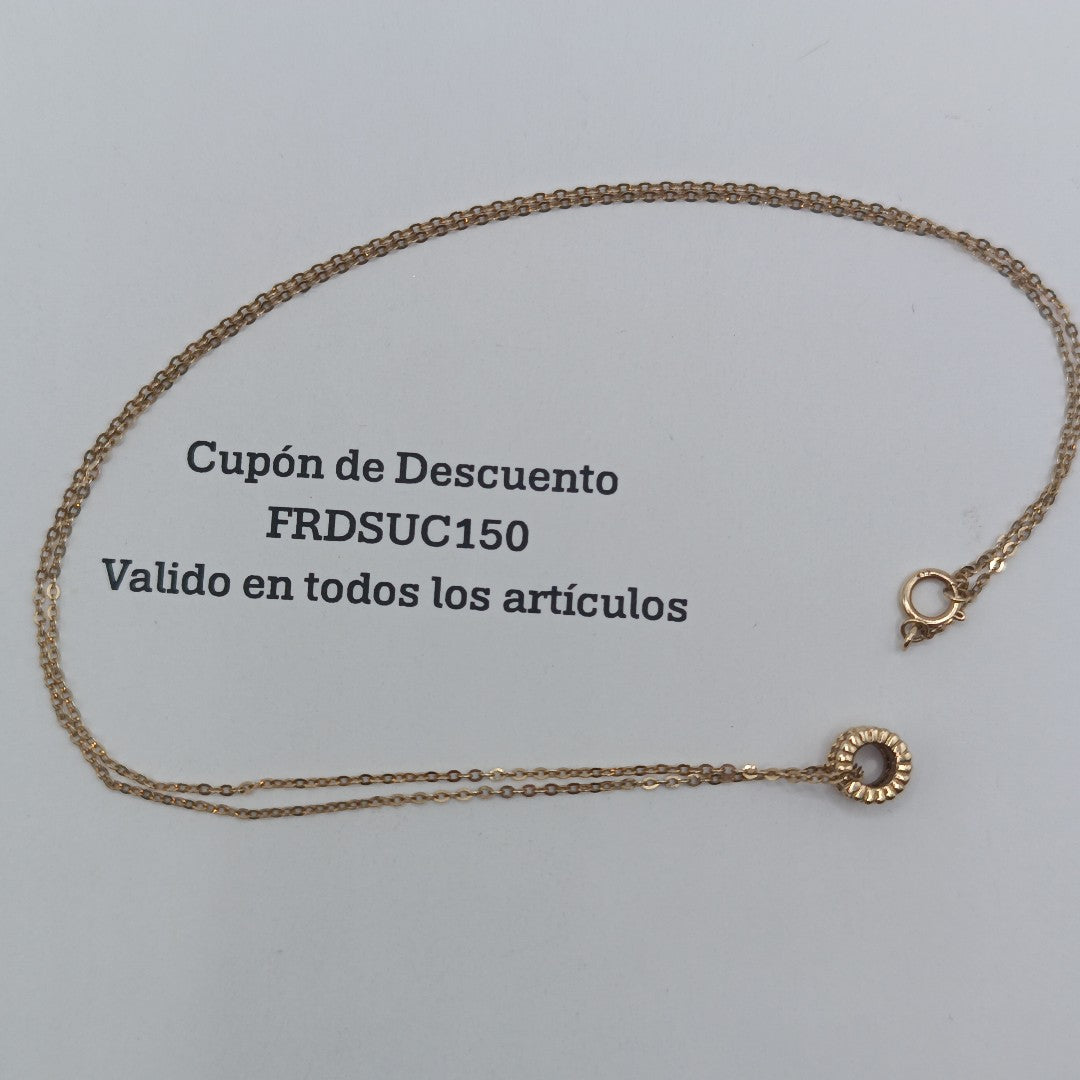 GARGANTILLA ORO 10 K 1.2 GRMS (SEMINUEVO)