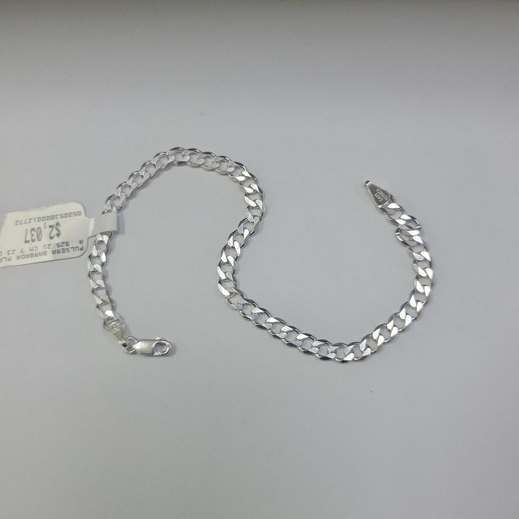 PULSERA BARBADA PLATA .925 21 CM 7.23 GR (NUEVO)