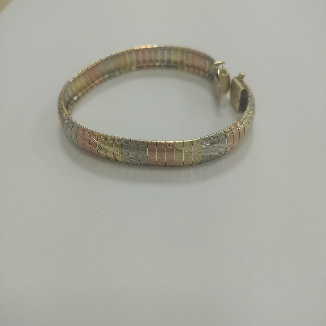 PULSERA ORO,ORO COMBINADO 14 K 20,90 GRMS (SEMINUEVO)