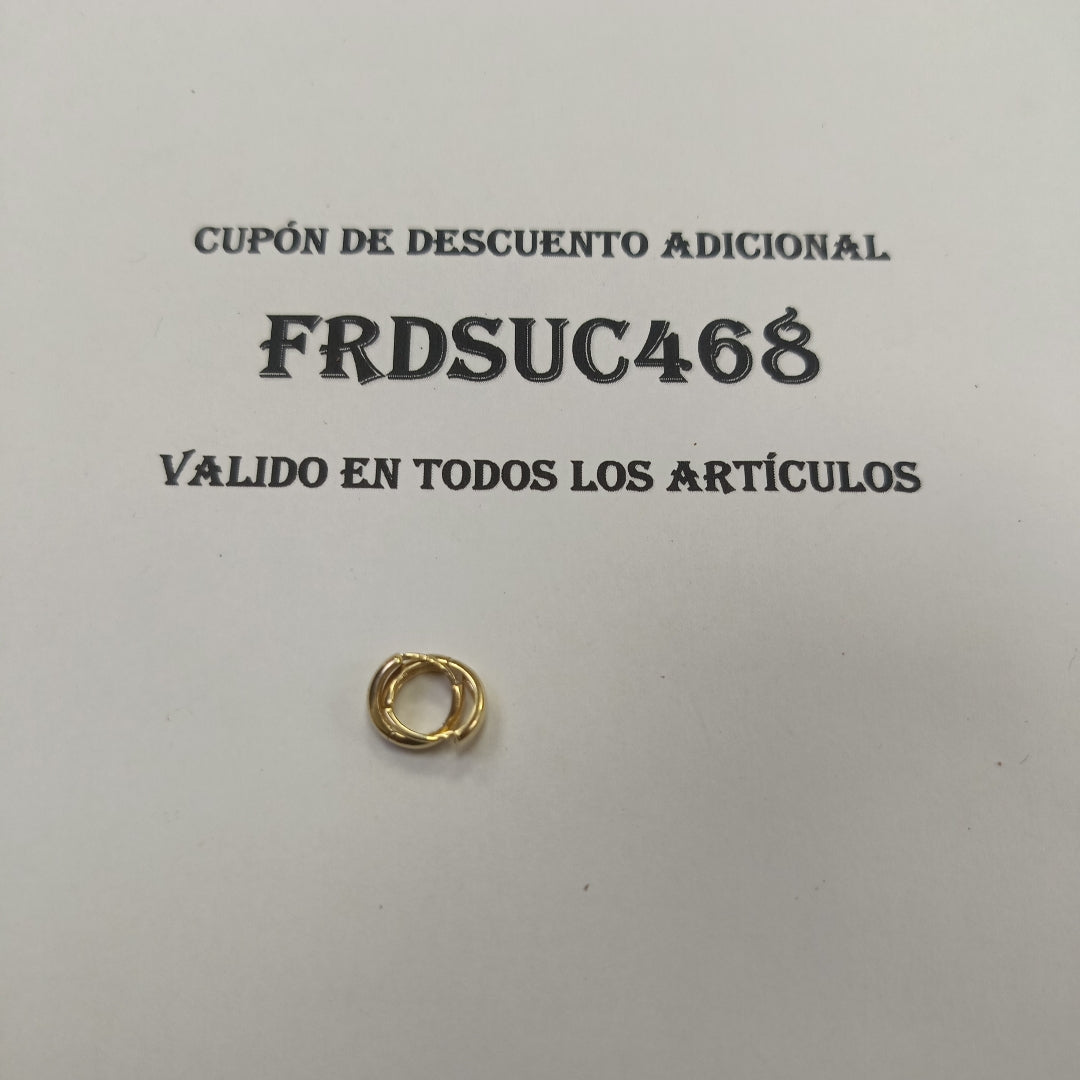 HUGGIES ORO 14K 1.2 (NUEVO)