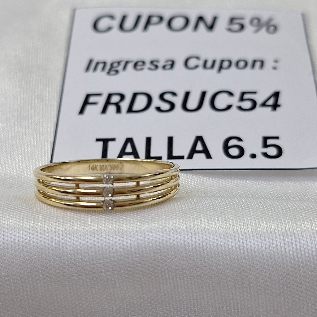 ANILLOS DAMA ORO 14K 1.8 (NUEVO)