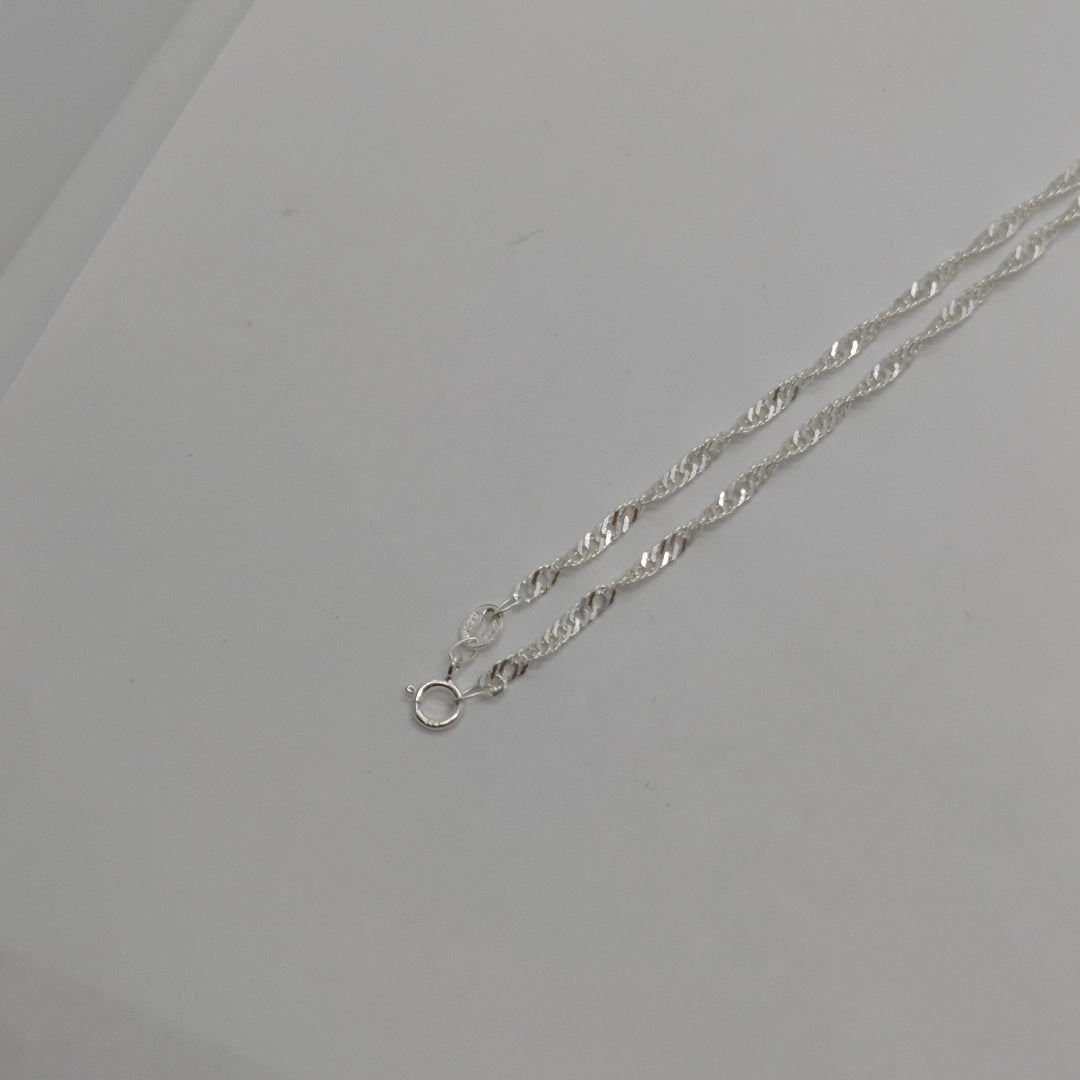 CADENA MEDIO TZL PLATA .925 55 CM 4.12 GR (NUEVO)