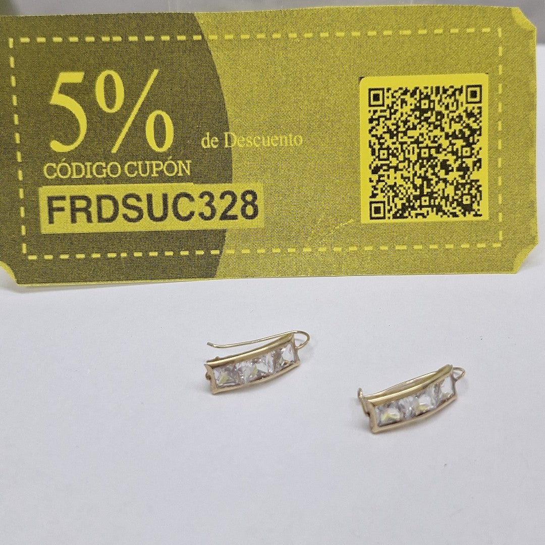 ARETES PAR ORO 10 K 2.8 GRMS (SEMINUEVO)
