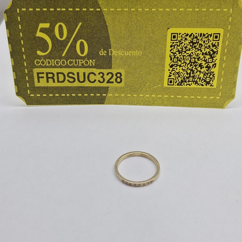ANILLITO ORO 14 K 2 GRMS (SEMINUEVO)