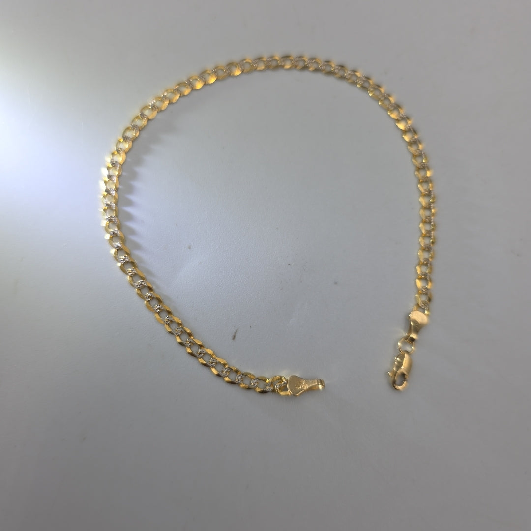 PULSERA ORO, RODIADO 14 K 3.5 GRMS (SEMINUEVO)