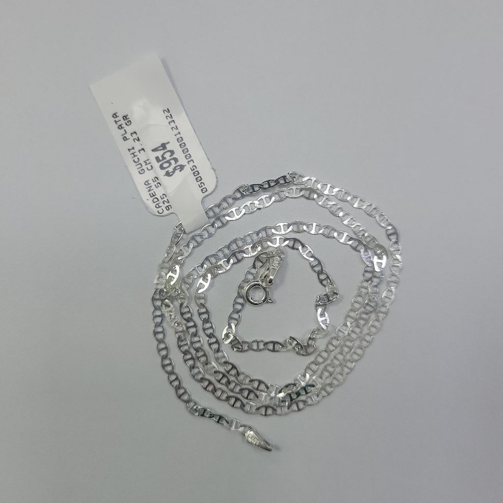 CADENA GUCHI PLATA .925 55 CM 3.23 GR (NUEVO)