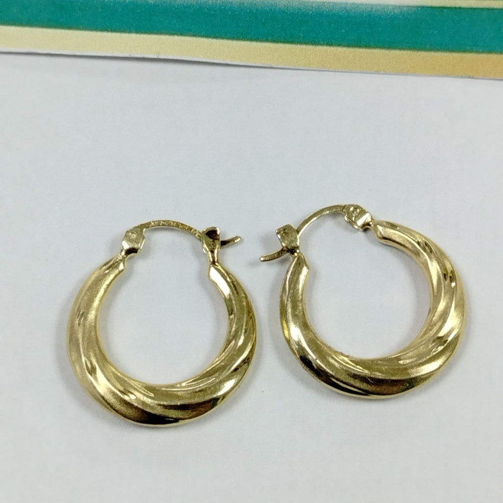 ARRACADAS PAR ORO 14 K 1.9 GRMS (SEMINUEVO)