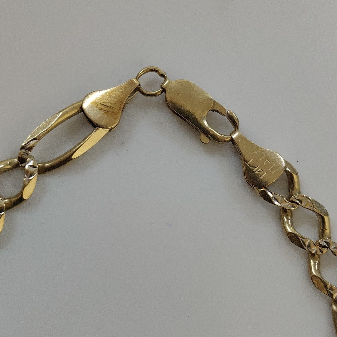 PULSERA ORO,RODIADO 14 K 12,20 GRMS (SEMINUEVO)