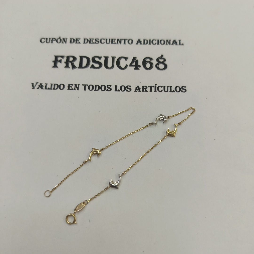 PULSERAS DAMA ORO 14K 1.5 (NUEVO)