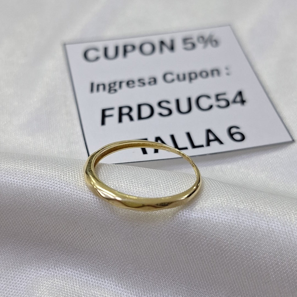 ANILLOS DAMA ORO 14K 0.8 (NUEVO)
