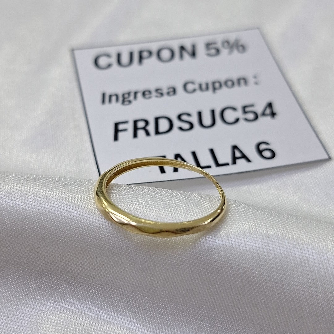 ANILLOS DAMA ORO 14K 0.8 (NUEVO)