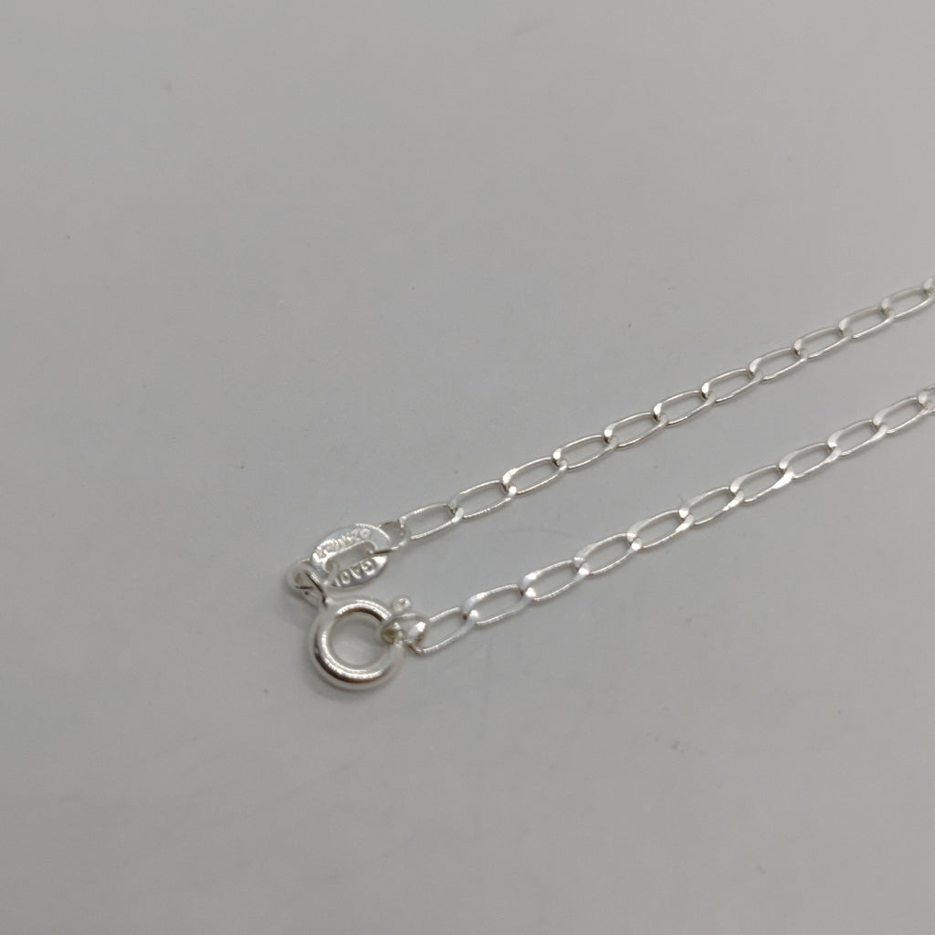 CADENA TEJIDO ESLABONES PLATA .925 50 CM 2.6 GR (NUEVO)