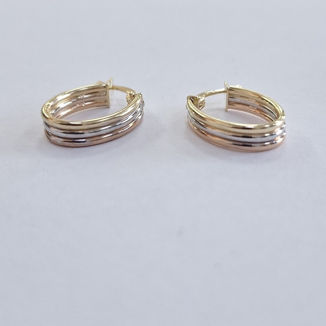 ARRACADAS ORO 14K 1.5 (NUEVO)