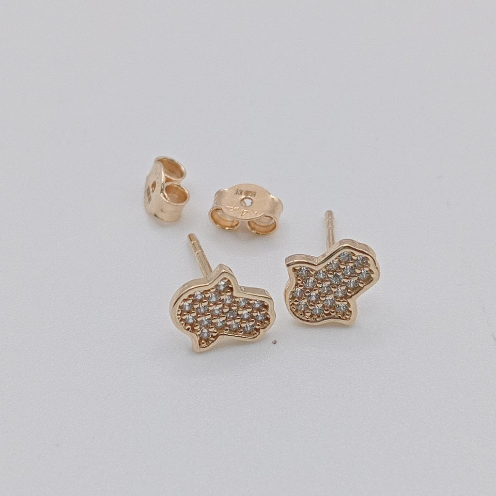 BROQUELES ORO 14K 1.3 (NUEVO)