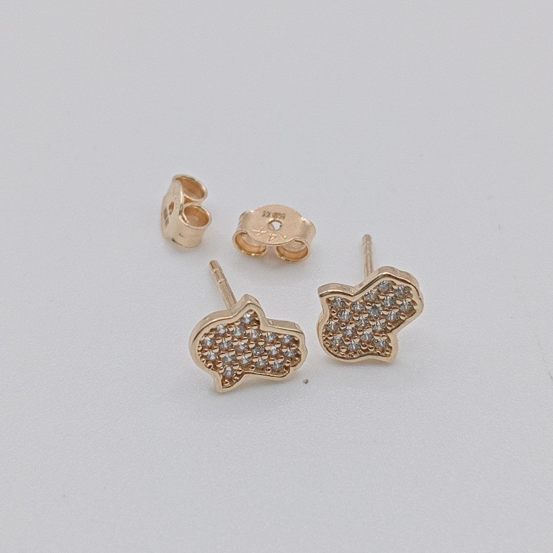 BROQUELES ORO 14K 1.3 (NUEVO)