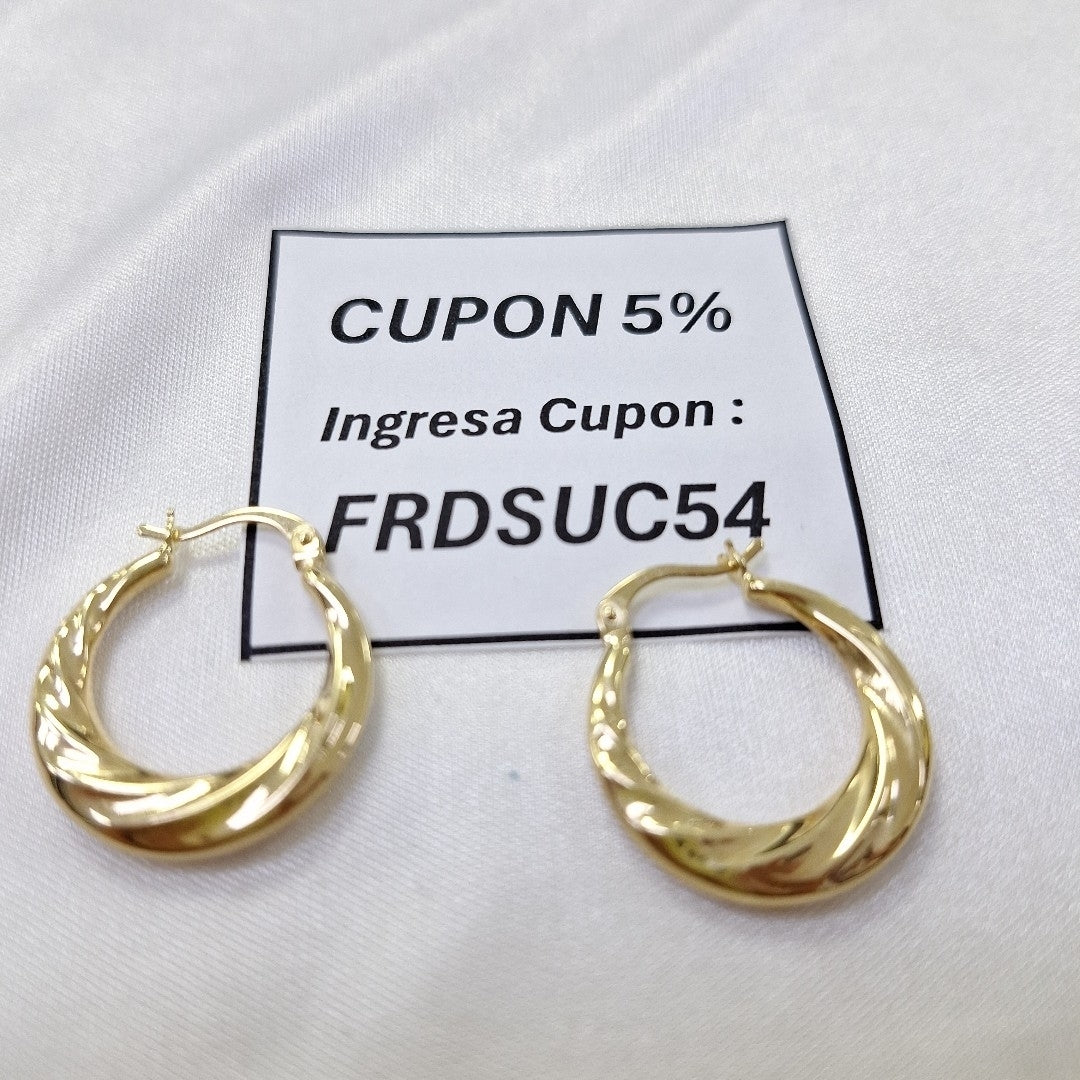 ARRACADAS ORO 14K 1.9 (NUEVO)