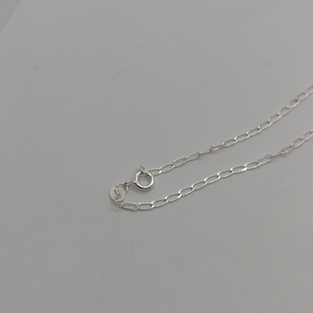 CADENA TEJIDO ESLABONES PLATA .925 50 CM 2.6 GR (NUEVO)