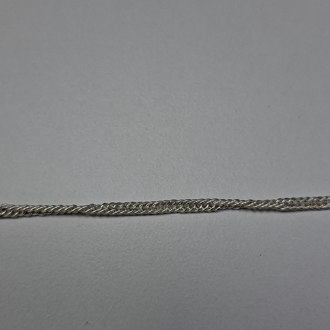 CADENA BARBADA PLATA .925 50 CM 4.32 GR (NUEVO)