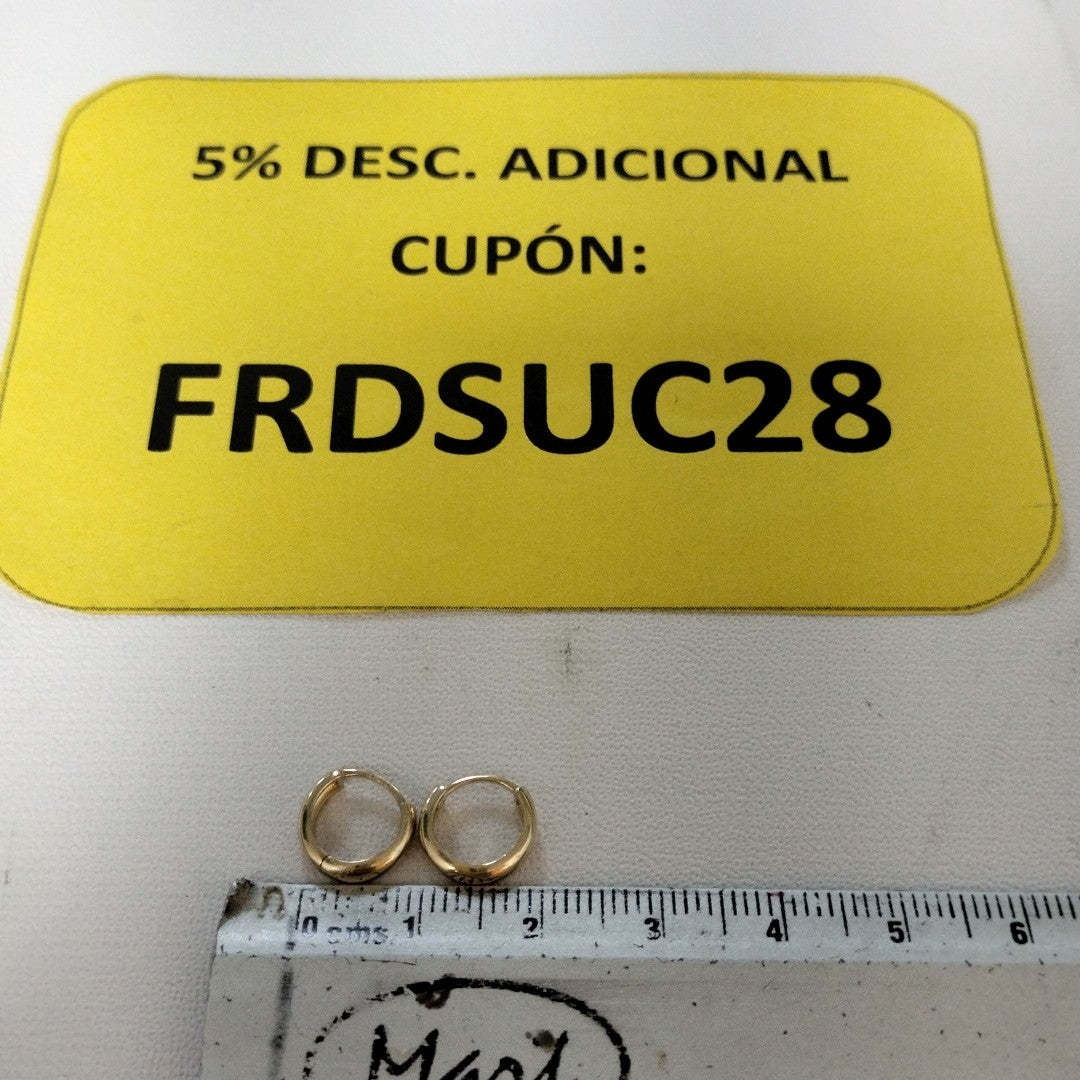 HUGGIES ORO 14K 1.1 (NUEVO)