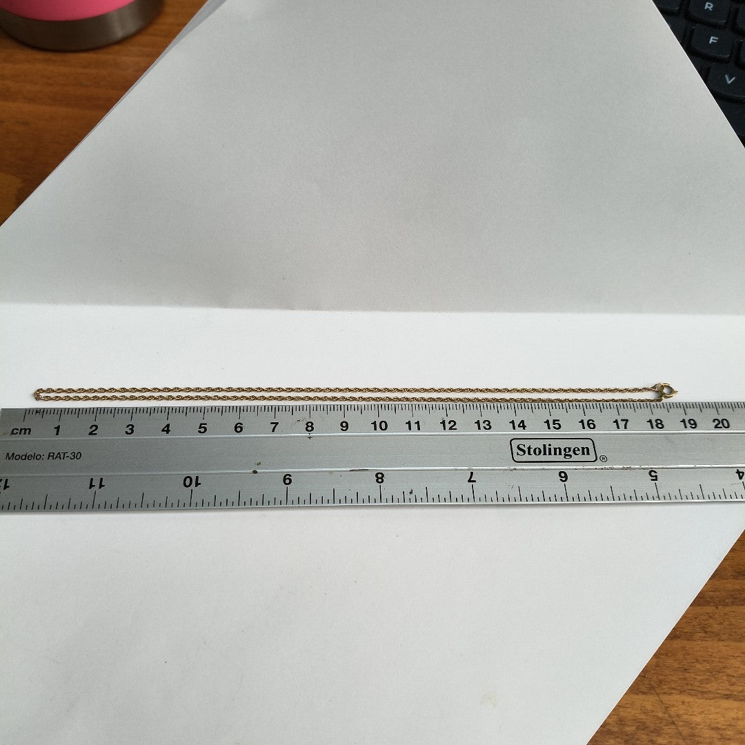 CADENA ORO 10 K 1.5 GRMS (SEMINUEVO)