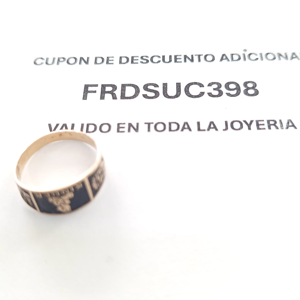 ANILLO DE GRADUACIÓN ORO 8 K 1.1 GRMS (SEMINUEVO)