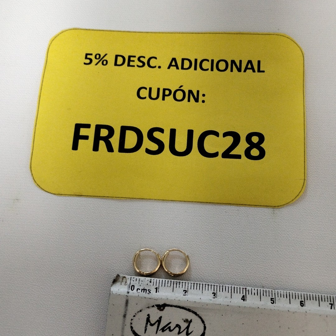 HUGGIES ORO 14K 1.2 (NUEVO)