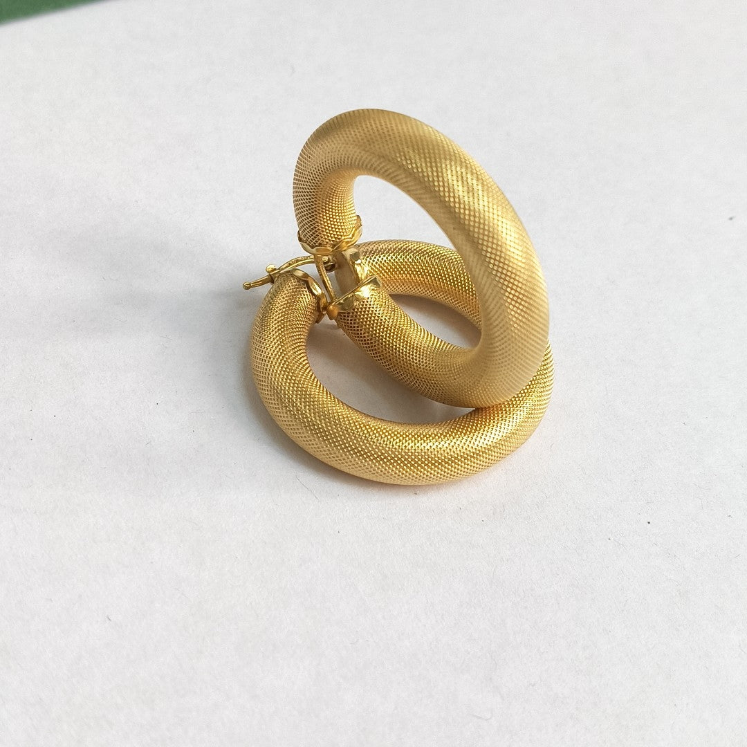 ARRACADAS PAR ORO 14 K 12.1 GRMS (SEMINUEVO)