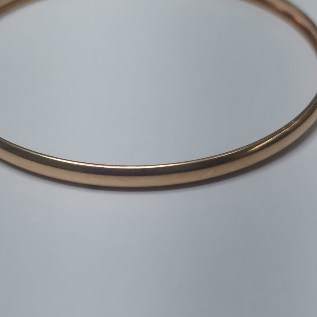 PULSERA RIGIDA ORO 14 K 4.3 GRMS (SEMINUEVO)