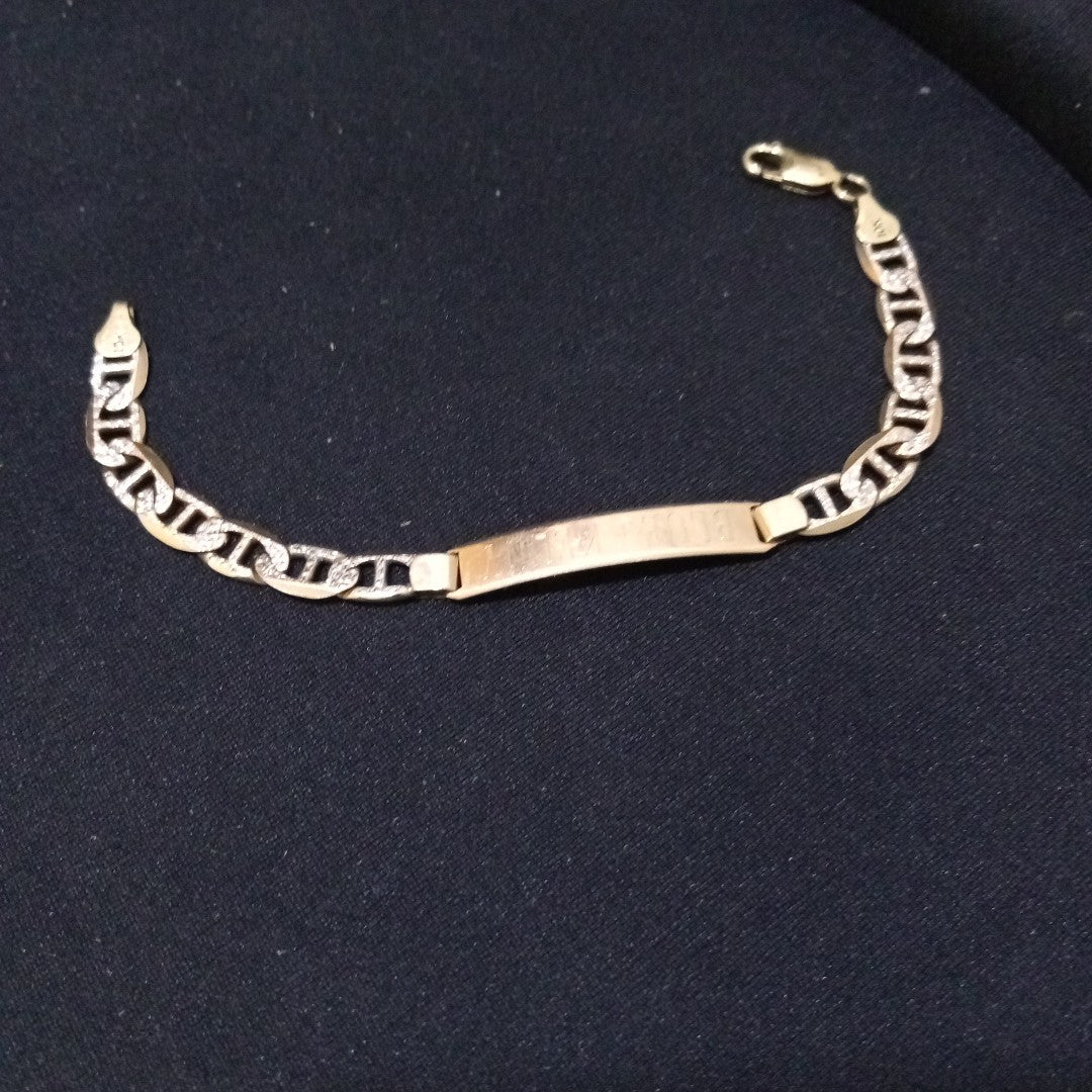 ESCLAVA ORO,ORO COMBINADO 10 K 11,00 GRMS (SEMINUEVO)