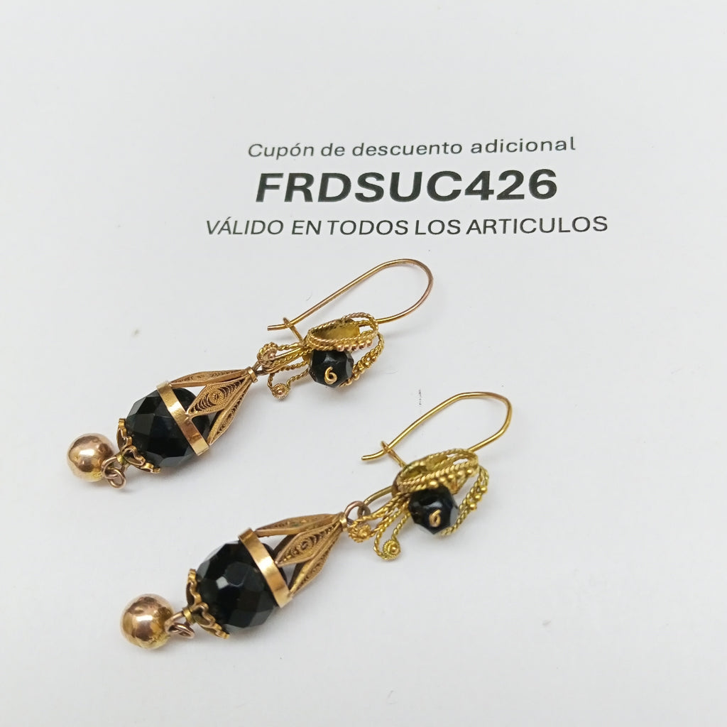 ARETES PAR ORO 8 K 7.9 GRMS (SEMINUEVO)