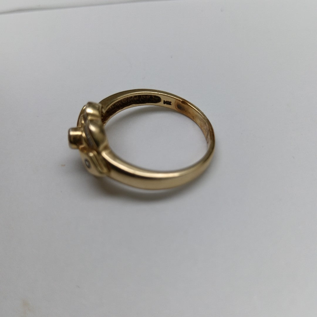 K1 4,10 GRMS 14 K ESPECIFICACIONES COMPLEMENTARIAS ANILLITO CON SNTETICO (SEMINUEVO)