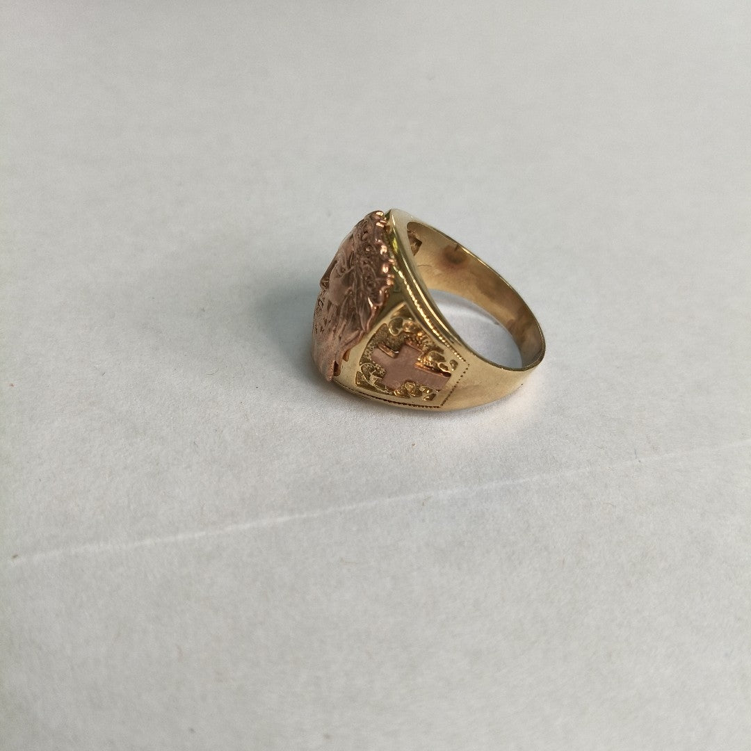 ANILLO ORO 14 K 11.3 GRMS (SEMINUEVO)