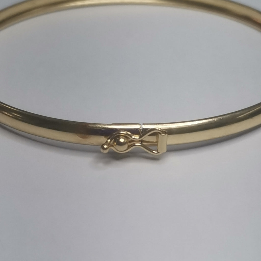 PULSERA RIGIDA ORO 14 K 4.3 GRMS (SEMINUEVO)