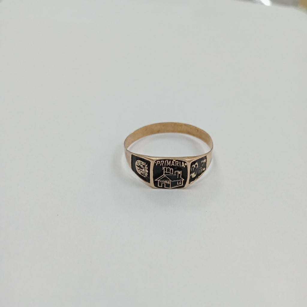 ANILLO DE GRADUACIÓN ORO 10 K 1,20 GRMS (SEMINUEVO)