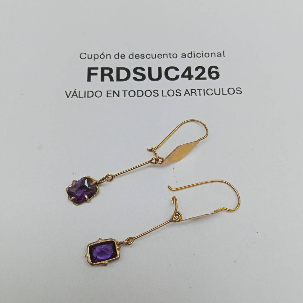 ARETES PAR ORO 10 K 2.5 GRMS (SEMINUEVO)