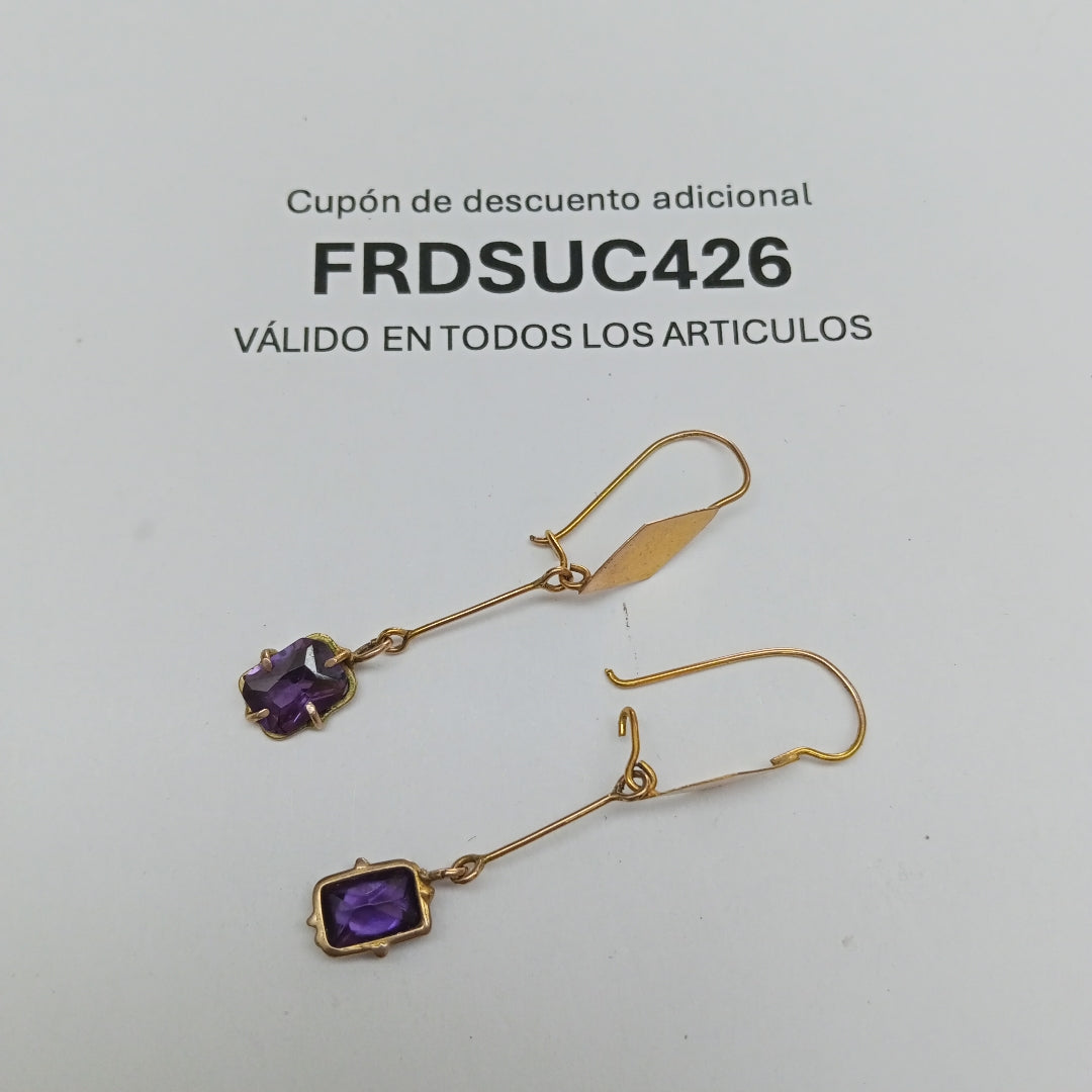 ARETES PAR ORO 10 K 2.5 GRMS (SEMINUEVO)