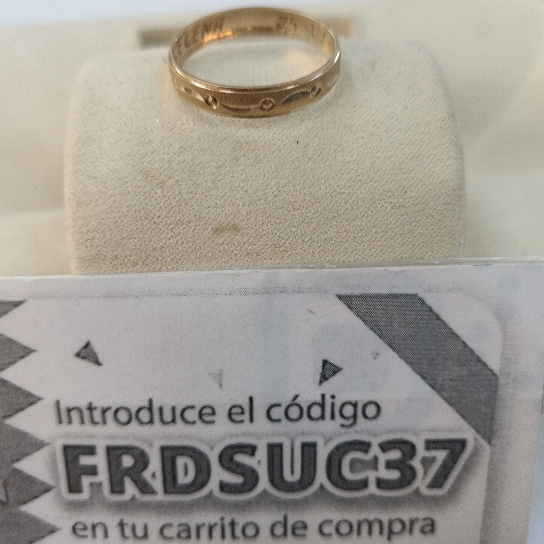 ARGOLLA ORO 10 K 1.5 GRMS (SEMINUEVO)