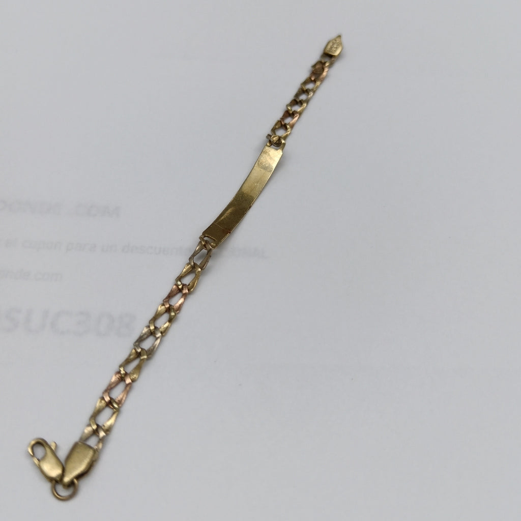 ESCLAVA ORO COMBINADO 14 K 4,30 GRMS (SEMINUEVO)