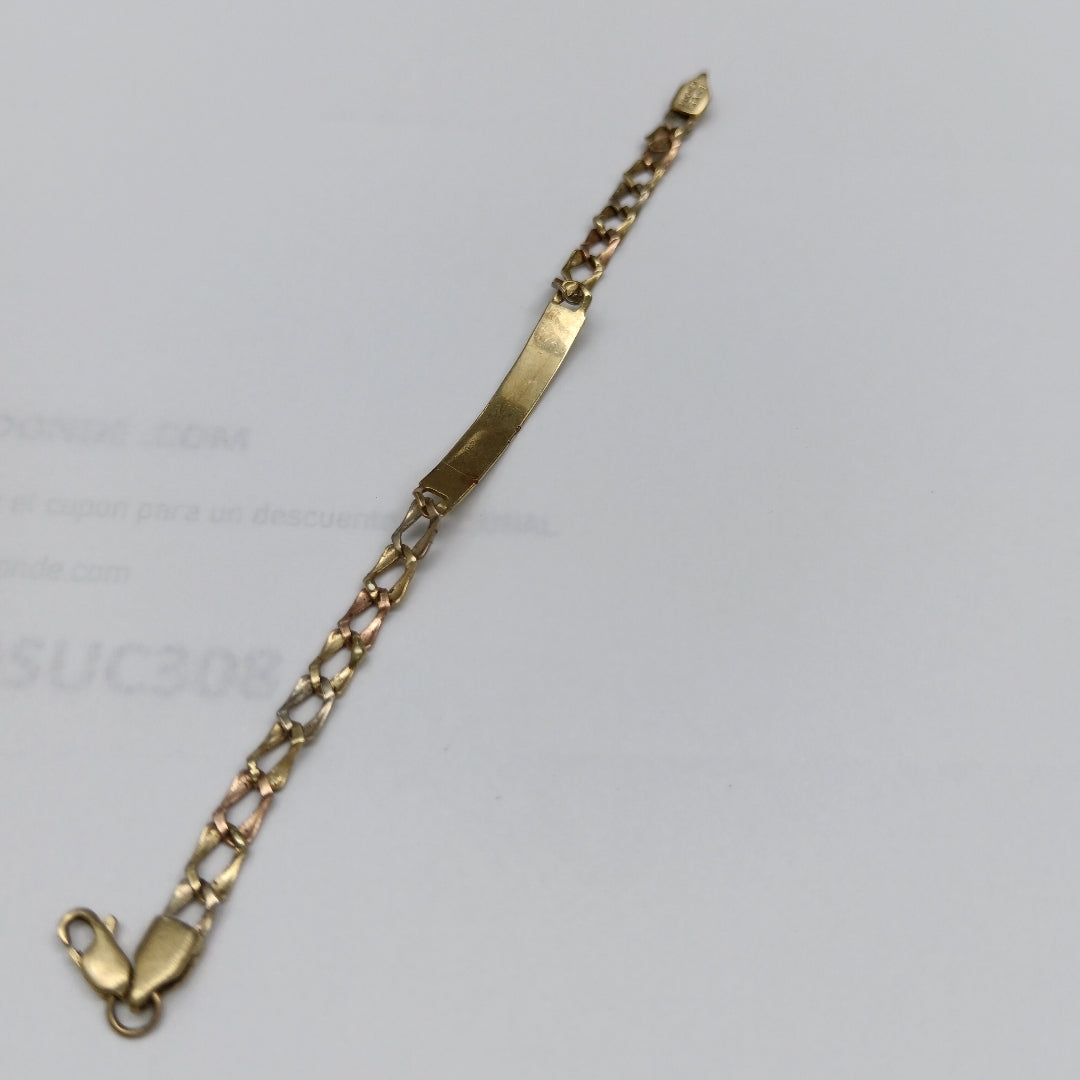 ESCLAVA ORO COMBINADO 14 K 4,30 GRMS (SEMINUEVO)