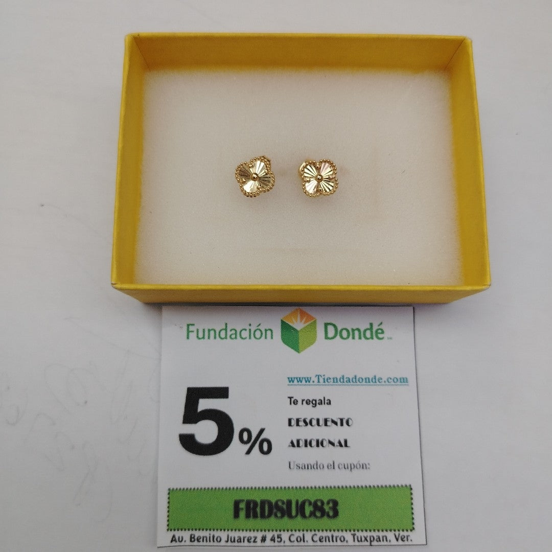 BROQUELES PAR ORO 14 K 1.8 GRMS (SEMINUEVO)